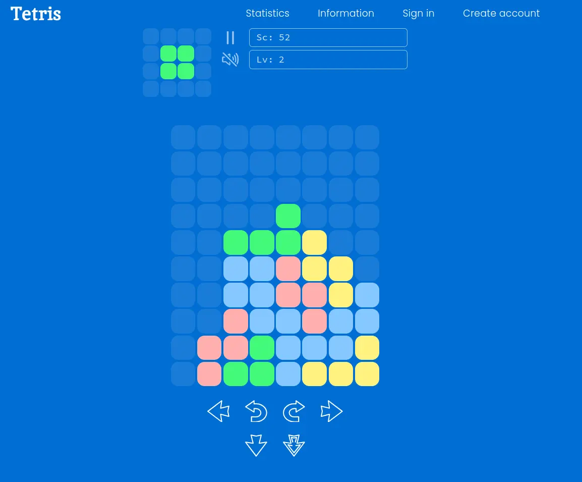 Tetris app